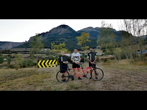 Reto solidario: recorrer en cuatro días 661 km del Camino de Santiago en tándem ciclista
