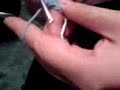 Kelly reminds me how to crochet