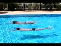 Avi L & Oren E Above Side Sync Swimming