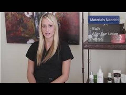 how to relieve sunburn itching