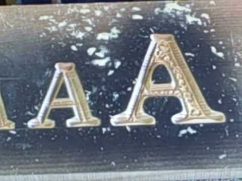 25 Video - How to Carve Wood Signs - Cutting Inset Letters