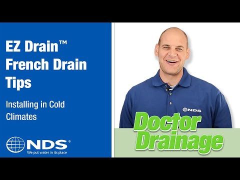 how to install ez drain