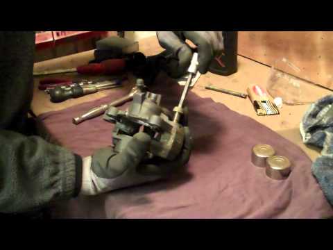 how to rebuild a brake caliper on a motorcycle