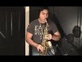 Playing alto sax over Careless Whisper