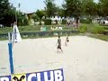 Beachvolleyball Unfall