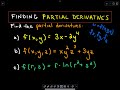 Finding Partial Derviatives