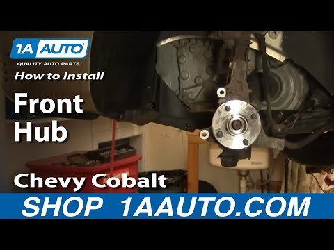 How To Install Replace Front Hub Chevy Cobalt Pontiac G5 05-10 1AAuto.com