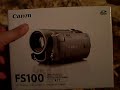 My New Canon Camera - FS 100