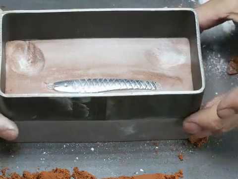 Sandform für kleinen Pilker