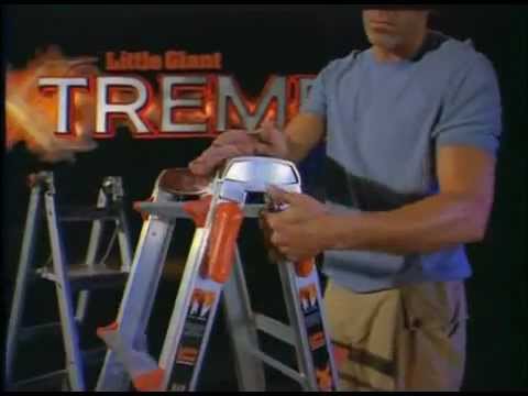 little giant ladders - 24 Ladders in 1! The Little Giant Ladder System is an adjustable unit that can transform into 24 ladders. The innovative design eliminates the need for a sec...