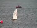 Optimist sailing in Sevastopol, Ukraine