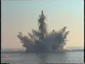 Explosion de 3 mines sous marine deminage demineur