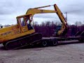 Dusty Myers failed attempt at loading a trackhoe!!