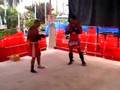 Thai box training in Ko Phangnan