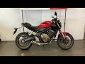 ホンダ CB650R CB650R グリップヒーター カスタムサイドカバー装備 ABS スペアキーあり!!