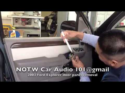 how to remove a f250 door panel
