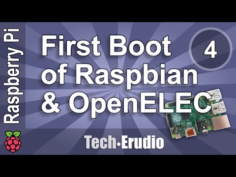 Raspberry Pi - Tutorial 4 - First Boot of Raspbian & OpenElec