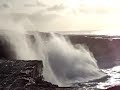 Aran Islands-Waves crash on the cliffs-Inis Meáin. on the Cliffs..flv