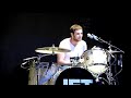 Chris Cester from Jet goes a bit sick. Lots of fun to watch on the drums because he is obviously enjoying himself.