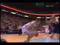 Dirk Nowitski taking out Andrei Kirilenko