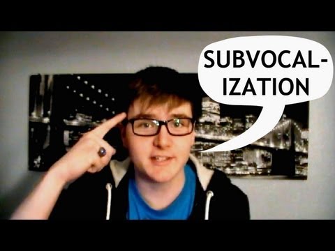 how to eliminate subvocalization