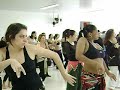 Prof. Fairuza durante o Workshop de Tribal Belly Dance realizado em Maio de 2008.