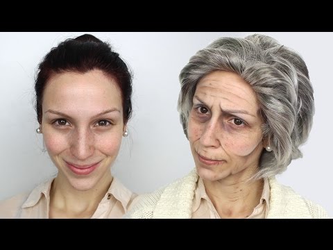 Maquillage de vieillissement théâtral