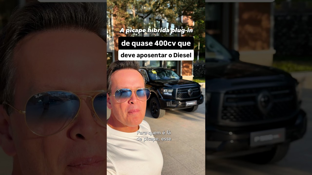 A picape híbrida plug-in de quase 400 cv que deve aposentar o diesel