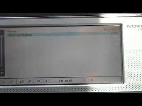 Nokia N800 - FM Radio