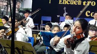Presentaciòn 3 del 1º encuentro de orquestas sinfònicas, realizado en la Escuela de Panquehue