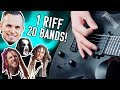 Pantera - Walk (1 Riff 20 Bands Cover by Pete Cottrell)