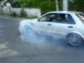 turbo b13 burnin tire