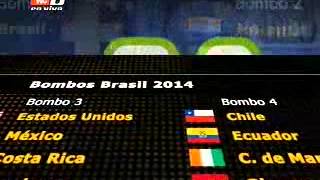 Quedan definidos los cuatro bombos para el Sorteo de Brasil 2014 Quedan definidos los cuatro bombos para el Sorteo de Brasil 2014