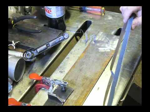 how to glue a sanding belt