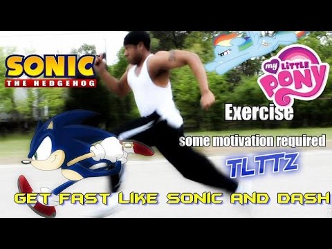 how to draw sonic running