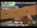 25 Riffs You Must Know - Riff 18 - How To Play Lead Guitar