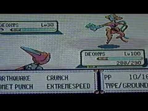 ticket pokemon emerald deoxys die
