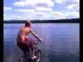 Loren Bike Riding Off Dock Attempt 2