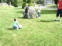 playing ball in llangollen