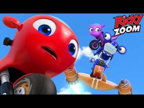 Sky Stunt | Full Episode | Ricky Zoom | Cartoons for Kids | Ultimate Rescue Motorbikes for Kids