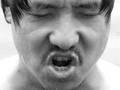 throat singing in a lake.