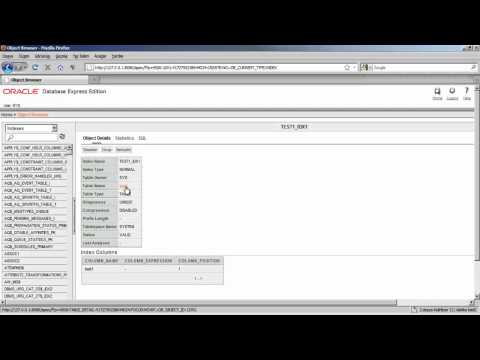how to create index in oracle