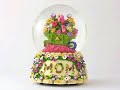 Musical Mom's Floral Snow Globe Musical Mom's Floral Snow Globe