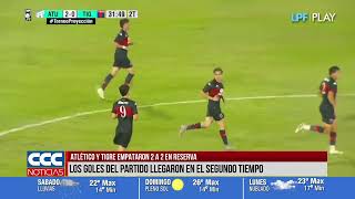 ATLÉTICO Y TIGRE EMPATARON 2 A 2 EN RESERVA
