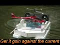 1st test of RC Heli taking off fron RC Heli-Barge 1st test of RC Heli taking off fron RC Heli-Barge