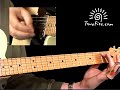 this david hamburger slide blues guitar lesson from his truefire ( http://truefire.com ) course, slide shop, covers an elmore james style slide solo guitar part in open d tuning. get tab for this guitar lesson on truefire tv ( http://truefire.com/tftv/index.html?channel=slideshop&videofile=slideshop/ss1shuffledr1 ). more video samples from this course on truefire tv ( http://truefire.com/tv ).