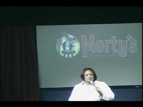 Comedian Ms. Pat at Morty's Comedy Joint