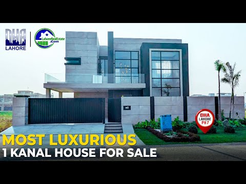 Exclusive 1 Kanal Luxury House for Sale in DHA Lahore Phase 7 – Pure Elegance!