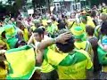 Brazilian fans celebrating Brazilian fans celebrating