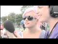 Mark Ronson and Lily Allen Interview at Glastonbury